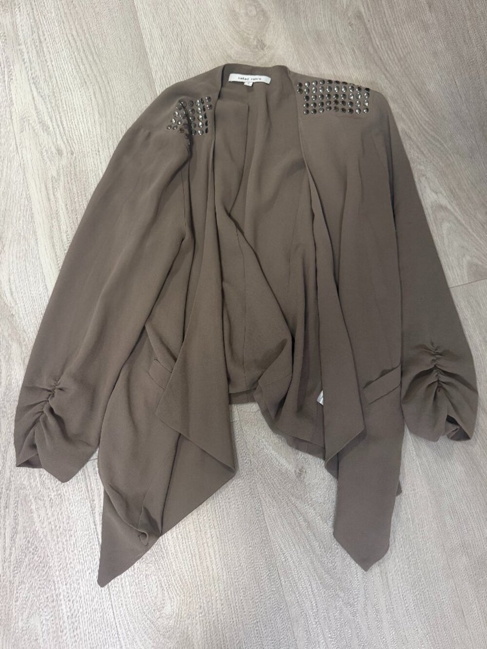 Naked Zebra Blazer - Olive - Size Small